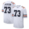 C.Bears #73 Jonah Jackson Player White Classic Home Game Ldoa Stitched Jerseys