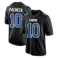 D.Lions #10 Isiah Pacheco Player Black Fashion Home Game Ldoa Stitched Jerseys
