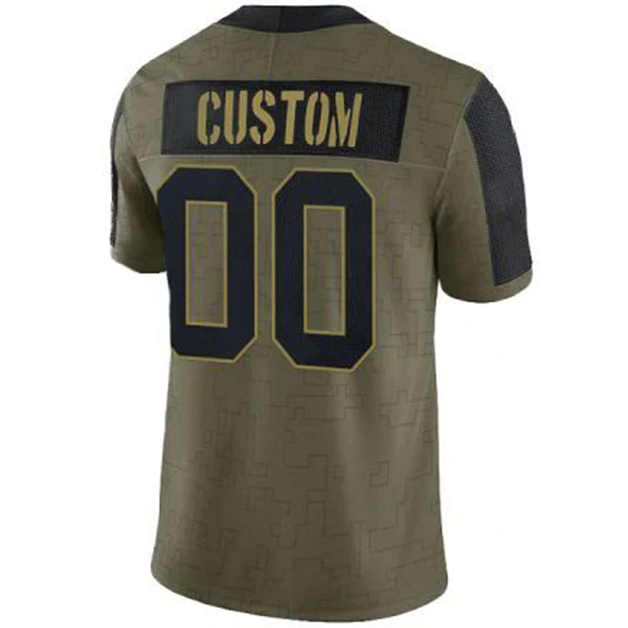 Custom A.Cardinals Olive Salute To Service Limited Ldoa Stitched Jerseys