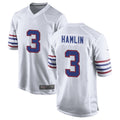 B.Bills #3 Damar Hamlin Player White Alternate Game Ldoa Stitched Jerseys