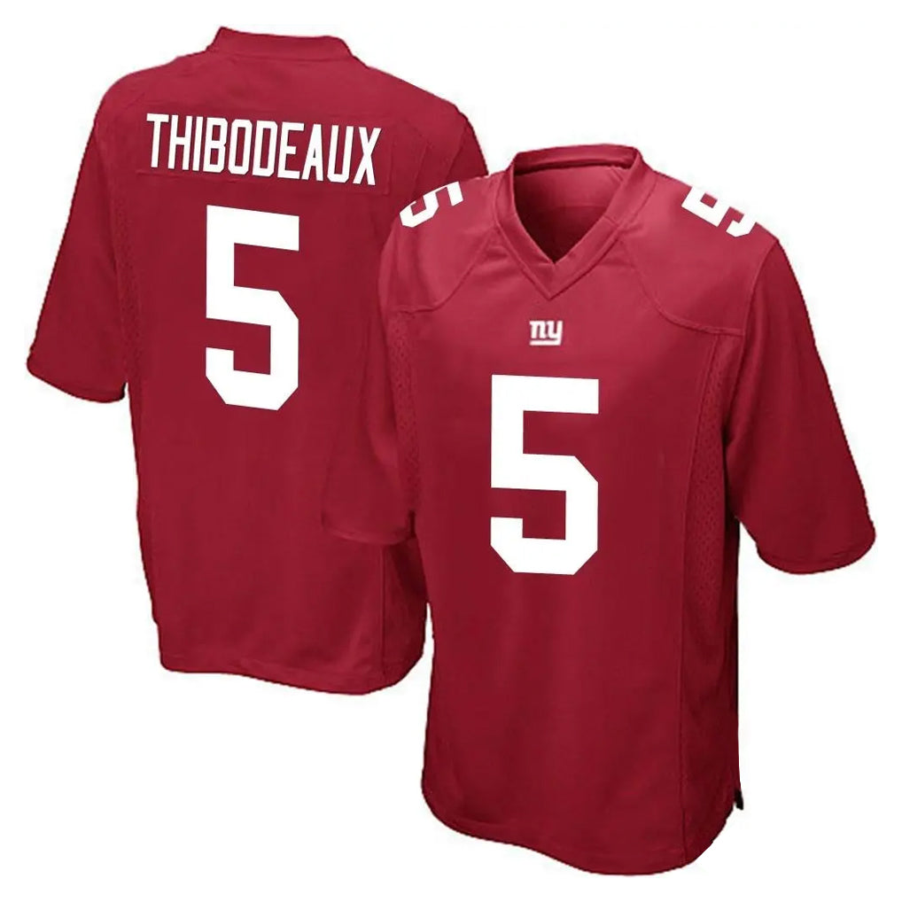 NY.Giants #5 Kayvon Thibodeaux Player Red Home Game Ldoa Stitched Jerseys