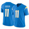 LA.Chargers #11 Cameron Dicker Player Blue Limited Vapor F.U.S.E. Home Game Ldoa Stitched Jerseys