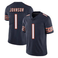 C.Bears #1 Jaylon Johnson Player Navy Vapor Untouchable Limited Home Game Ldoa Stitched Jerseys