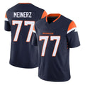 D.Broncos #77 Quinn Meinerz Player Navy Limited Vapor F.U.S.E. Home Game Ldoa Stitched Jerseys