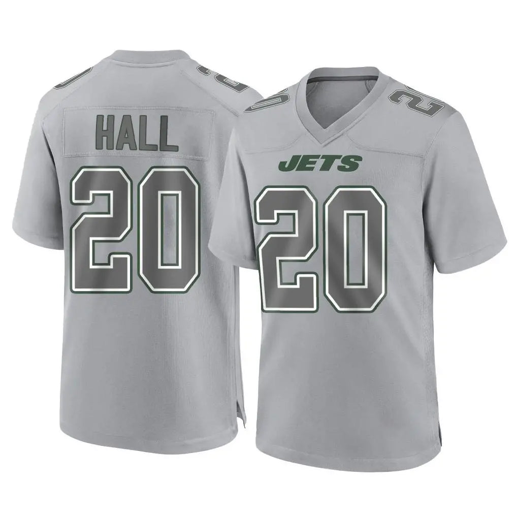 NY.Jets #20 Breece Hall Player Gray Limited Atmosphere Fashion Home Game Ldoa Stitched Jerseys