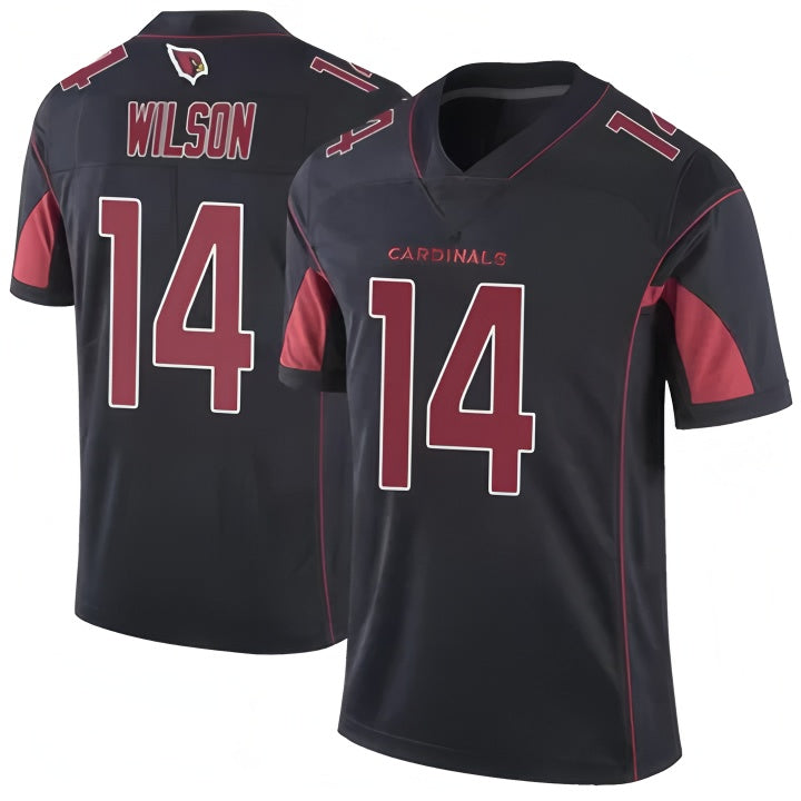A.Cardinals #14 Michael Wilson Player Black Vapor Limited Elite Home Game Ldoa Stitched Jerseys