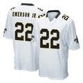 NO.Saints #22 Martin Emerson Jr. Player White Home Game Ldoa Stitched Jerseys
