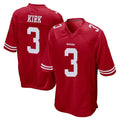 SF.49ers #3 Christian Kirk Player Red Home Game Ldoa Stitched Jerseys