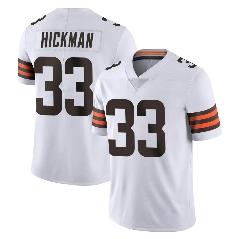 C.Browns #33 Ronnie Hickman Player White Vapor Untouchable Limited Home Game Ldoa Stitched Jerseys