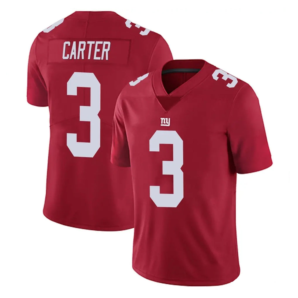 NY.Giants #3 Abdul Carter Player Red Limited Vapor Untouchable Home Game Ldoa Stitched Jerseys