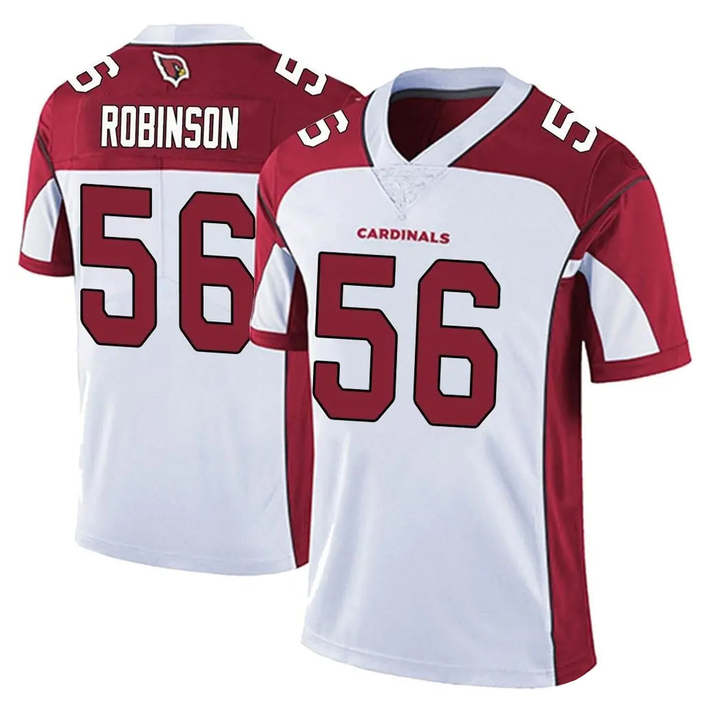 A.Cardinals #56 Darius Robinson Player White Vapor Limited Home Game Ldoa Stitched Jerseys