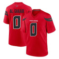 H.Texans #0 Azeez Al-Shaair Player Red Alternate Home Game Ldoa Stitched Jerseys