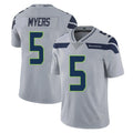 S.Seahawks #5 Jason Myers Player Gray Limited Vapor Untouchable Home Game Ldoa Stitched Jerseys