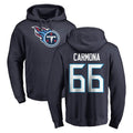 T.Titans #66 Fernando Carmona Jr. Player Navy Logo Pullover Hoodies Home Game Ldoa Stitched Jerseys