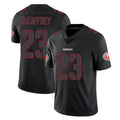 SF.49ers #23 Christian McCaffrey Player Black Impact Limited Home Game Ldoa Stitched Jerseys