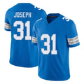 D.Lions #31 Kerby Joseph Player Blue Limited Vapor F.U.S.E. Alternate Home Game Ldoa Stitched Jerseys
