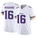 M.Vikings #16 Will Reichard Player White Limited Vapor F.U.S.E. Home Game Ldoa Stitched Jerseys