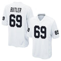 LV.Raiders #69 Adam Butler Player White Home Game Ldoa Stitched Jerseys