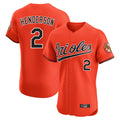 B.Orioles #2 Gunnar Henderson Player Orange Limited Elite Home Game Ldoa Stitched Jerseys