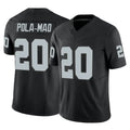 LV.Raiders #20 Isaiah Pola-Mao Player Black Limited Vapor F.U.S.E. Home Game Ldoa Stitched Jerseys