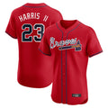 A.Braves #23 Michael Harris II Player Red Limited Elite Home Game Ldoa Stitched Jerseys