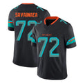 M.Dolphins #72 Jonah Savaiinaea Player Black Limited Pitch Rivalries Collection Home Game Ldoa Stitched Jerseys
