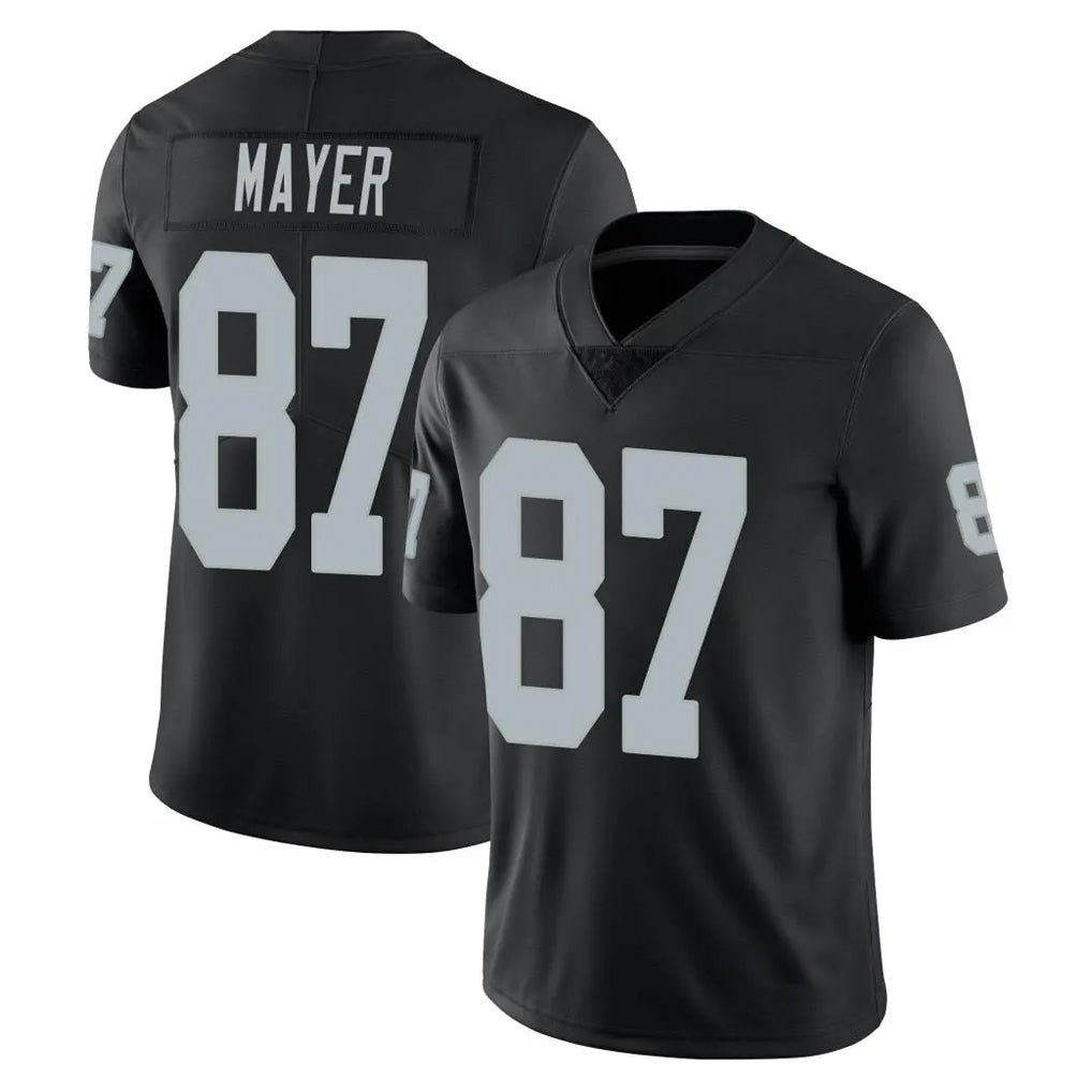 LV.Raiders #87 Michael Mayer Player Black Limited Vapor Untouchable Home Game Ldoa Stitched Jerseys