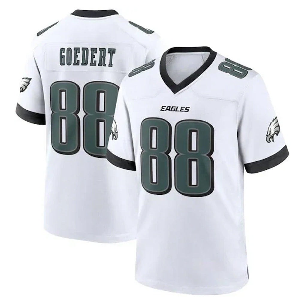 P.Eagles #88 Dallas Goedert Player White Game Home Ldoa Stitched Jerseys
