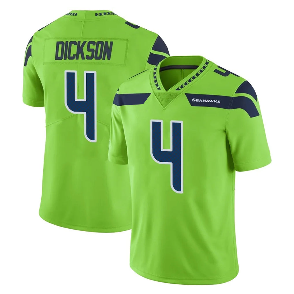 S.Seahawks #4 Michael Dickson Player Green Limited Color Rush Home Game Ldoa Stitched Jerseys