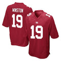 NY.Giants #19 Jameis Winston Player Red Home Game Ldoa Stitched Jerseys