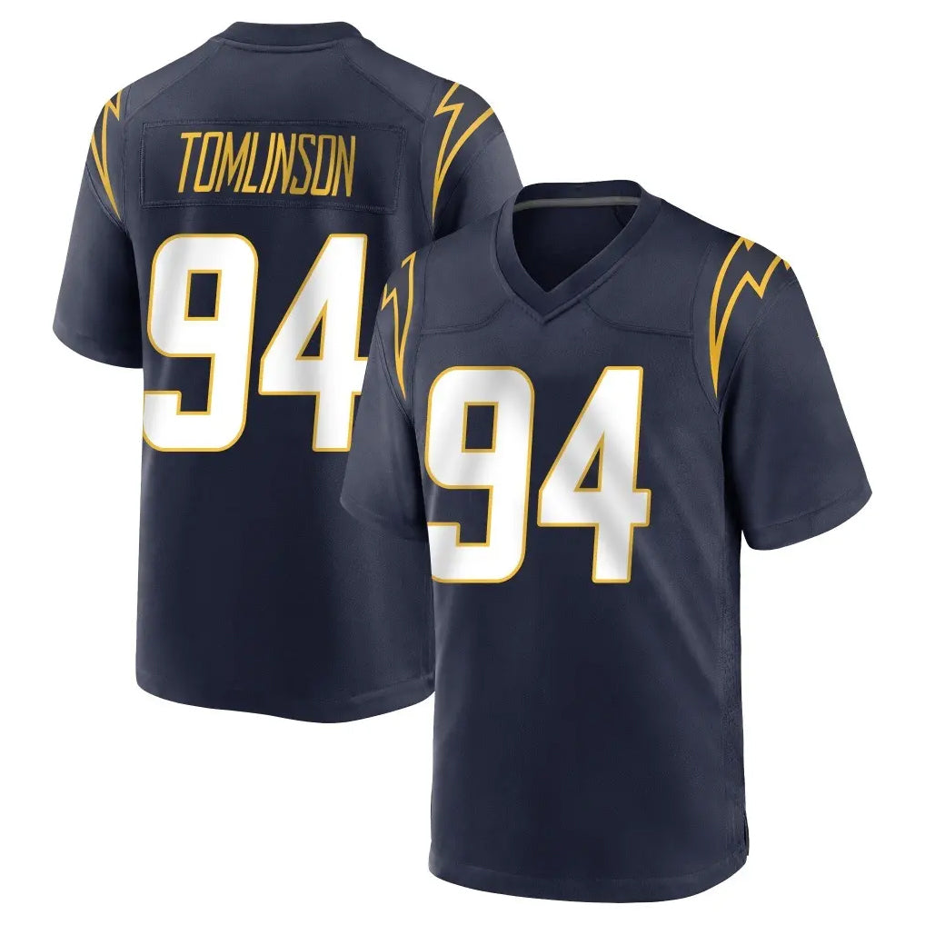 LA.Chargers #94 Dalvin Tomlinson Player Navy Home Game Ldoa Stitched Jerseys
