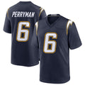 LA.Chargers #6 Denzel Perryman Player Navy Alternate Home Game Ldoa Stitched Jerseys
