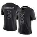 H.Texans #6 Reed Blankenship Player Black Reflective Limited Game Ldoa Stitched Jerseys