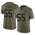 C.Panthers #55 Devin Lloyd Player Olive Salute to Service Game Ldoa Stitched Jerseys