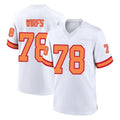 TB.Buccaneers #78 Tristan Wirfs Player White '76 Home Game Ldoa Stitched Jerseys