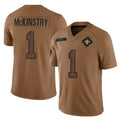 NO.Saints #1 Kool-Aid McKinstry Player Brown Salute To Service Limited Ldoa Stitched Jerseys