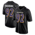 B.Ravens #92 Nnamdi Madubuike Player Black Carbon Fashion Home Game Ldoa Stitched Jerseys