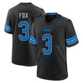 D.Lions #3 Jack Fox Player Black Alternate Home Game Ldoa Stitched Jerseys