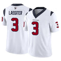 H.Texans #3 Kamari Lassiter Player White Limited Vapor F.U.S.E. Home Game Ldoa Stitched Jerseys