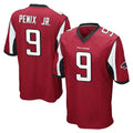 A.Falcons #9 Michael Penix Jr. Player Red Color Vapor Home Game Ldoa Stitched Jerseys
