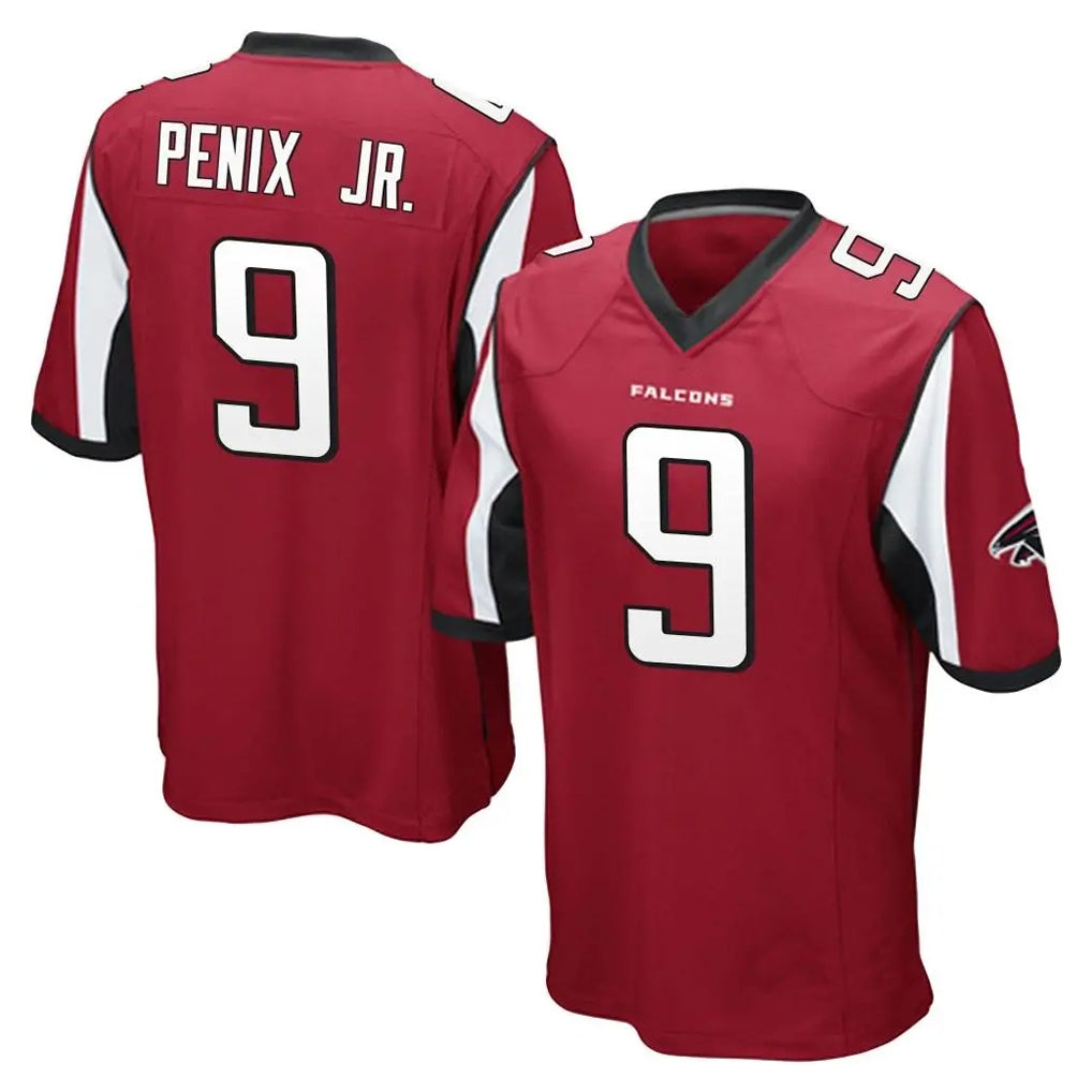 A.Falcons #9 Michael Penix Jr. Player Red Color Vapor Home Game Ldoa Stitched Jerseys