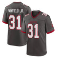 TB.Buccaneers #31 Antoine Winfield Jr. Player Pewter Alternate Home Game Ldoa Stitched Jerseys