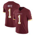 W.Commanders #1 Rachaad White Player Burgundy Limited Team Color Vapor Untouchable Home Game Ldoa Stitched Jerseys