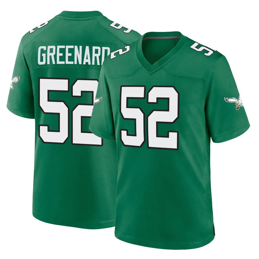 P.Eagles #52 Jonathan Greenard Player Green Kelly Alternate Home Game Ldoa Stitched Jerseys
