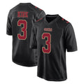 SF.49ers #3 Christian Kirk Player Black Fashion Home Game Ldoa Stitched Jerseys