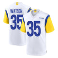 LA.Rams #35 Jaylen Watson Player White Home Game Ldoa Stitched Jerseys