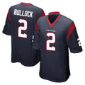 H.Texans #2 Calen Bullock Player Navy Home Game Ldoa Stitched Jerseys