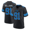 D.Lions #91 Tyleik Williams Player Black Alternate Home Game Ldoa Stitched Jerseys