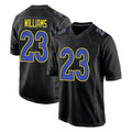 LA.Rams #23 Kyren Williams Player Black Fashion Limited Home Game Ldoa Stitched Jerseys
