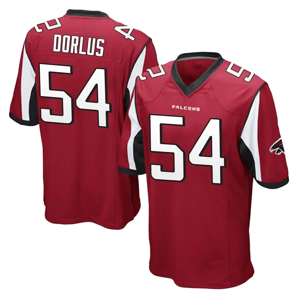A.Falcons #54 Brandon Dorlus Player Red Color Vapor Home Game Ldoa Stitched Jerseys